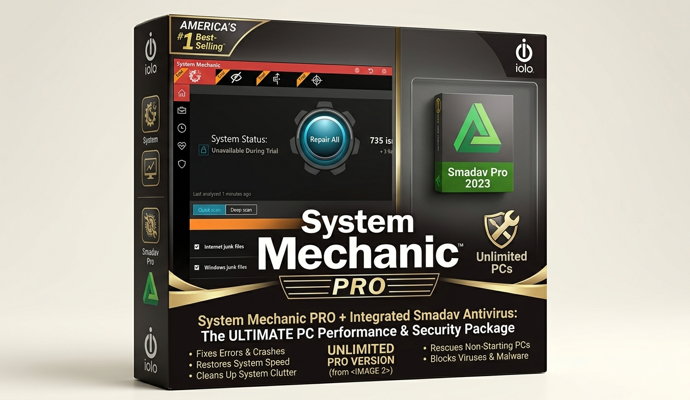 System Mechanic Pc Health Pro Package Tools  Offline Installers - It keeps your PC running faster, cleaner and error-free.